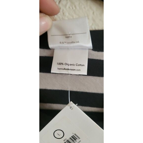 Hanna Anderson X Star Wars Darth Vader  Men Long Sleeve Shirt Stripe Size L NWT - Picture 6 of 9